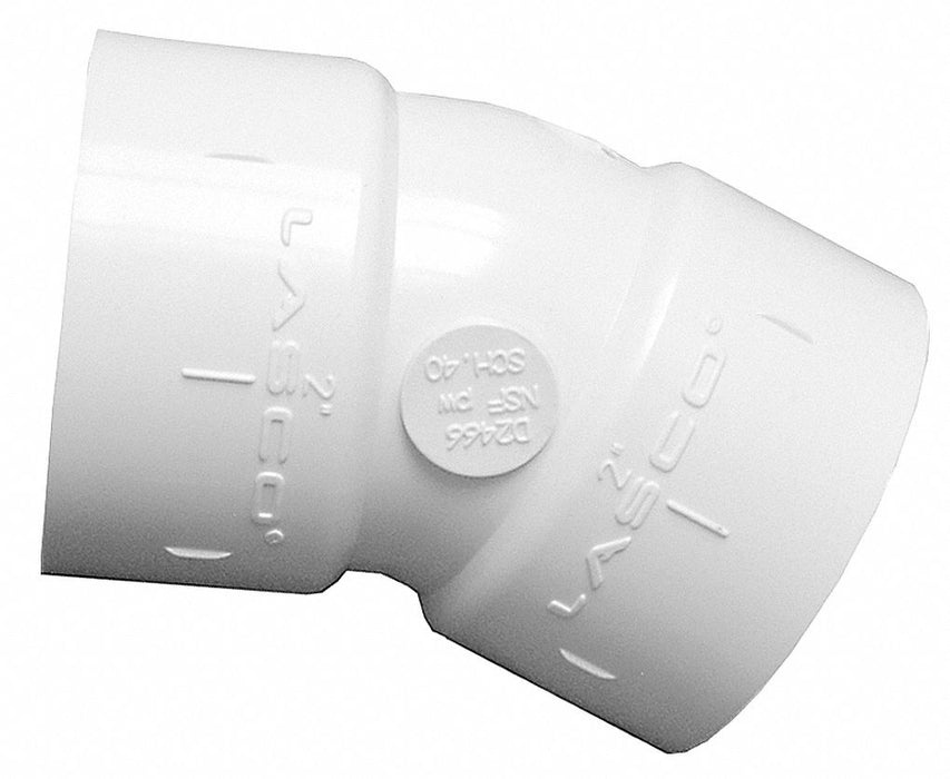 PVC 22-1/2 Elbow 4 in 4 in