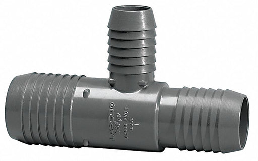 PVC Tee 3/4inBarb 1/2inBarb 1/2inBarb