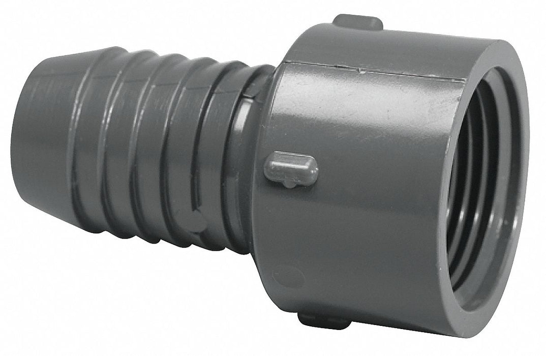 PVC Straight 1 1/4 in 1 1/4 in NPT