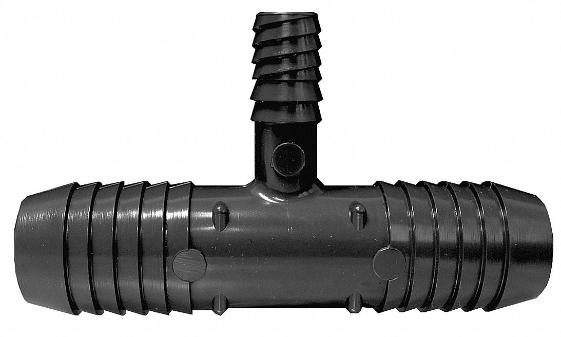 PVC Tee 3/4inBarbed 1/2inBarbed 3/4in