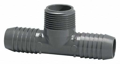 PVC Tee 1/2inBarbed 1/2inBarbed 1/2inNPT