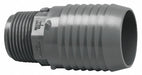 PVC Straight 1 1/4 in 1 in NPT