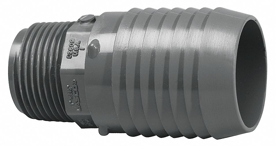 PVC Straight 1 1/2 in 1 1/4 in NPT