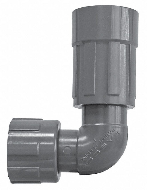 90 Manifold Elbow 1 in FNPT White