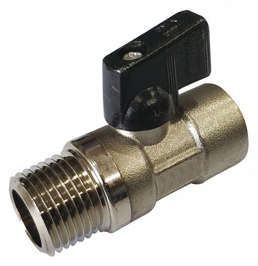 Manual 2-Way Ball Valve NPT Nickel-Brass