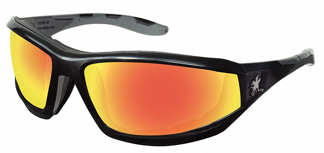 Safety Glasses Red/Fire Mirror