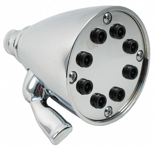 Shower Head Polished Chrome 3-1/2 In Dia