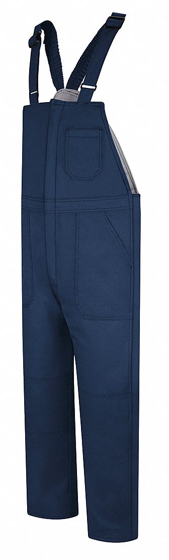 J6360 Bib Overall Navy 46-1/2 In Waist Size