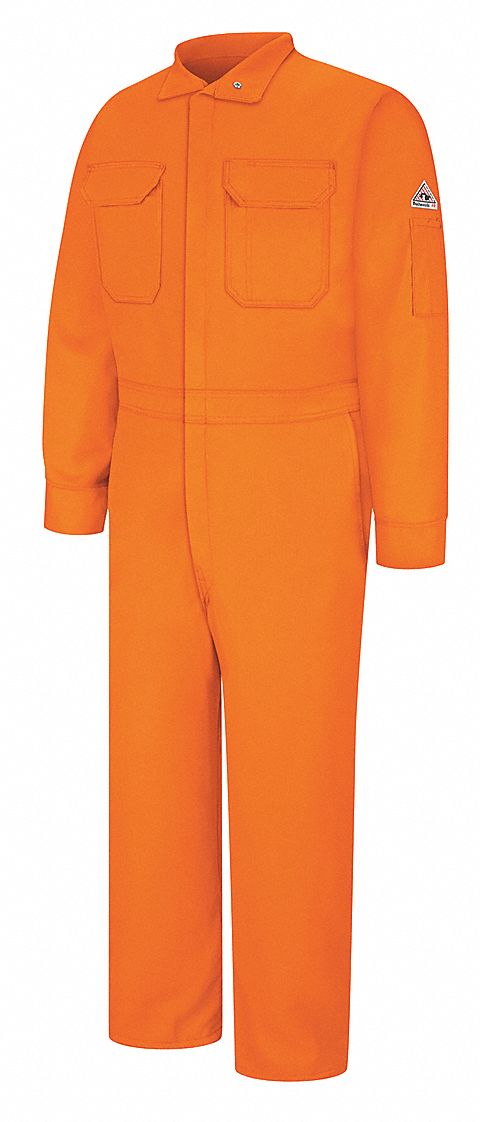 J6389 Flame-Resistant Coverall Orange 38