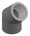 PVC 45 Elbow 1/4 in NPT 1/4 in NPT