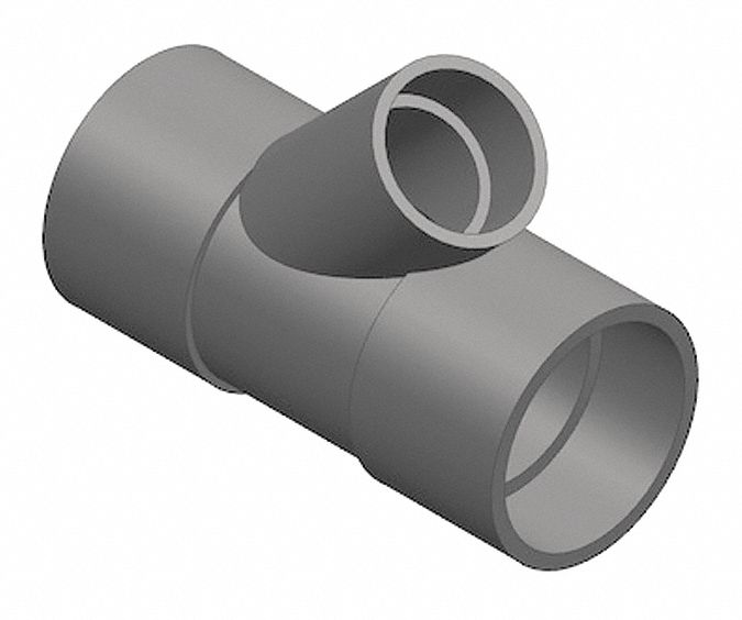 PVC Wye 3inSocket 3inSocket 11/2inSocket
