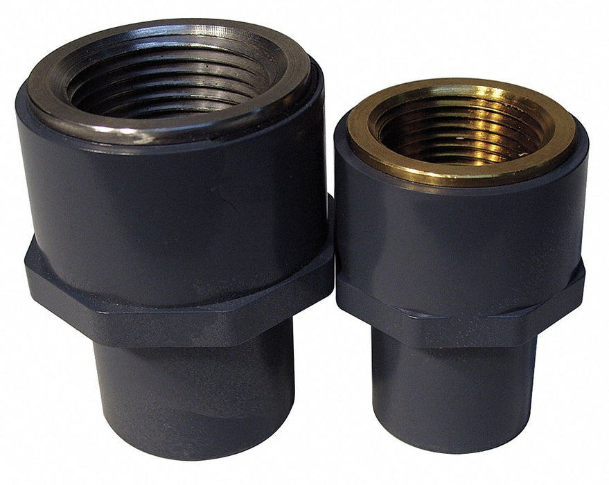 Transition Brass 1 1/4 Pipe Size FNPT