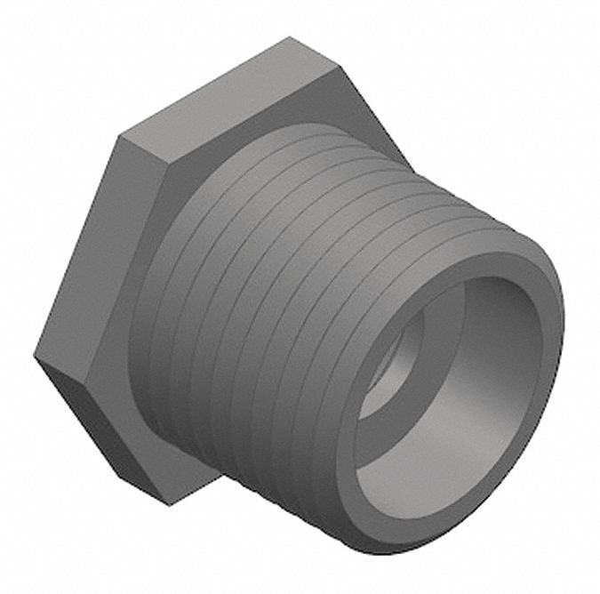 CPVC Bushing 3/8 in NPT 3/4 in NPT