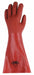 Chem Resist Glove PVC 18 In L Red PR