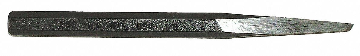 Diamond Point Chisel 1/8 in x 5 in