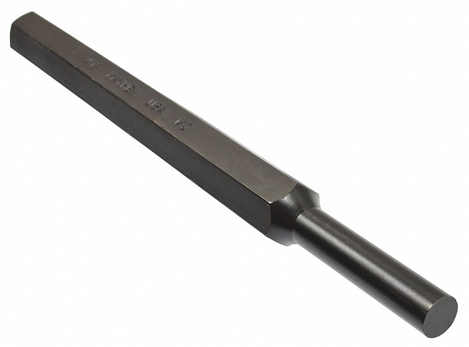 Pin Punch Black 1/2 in Tip 3/4 x 10 in