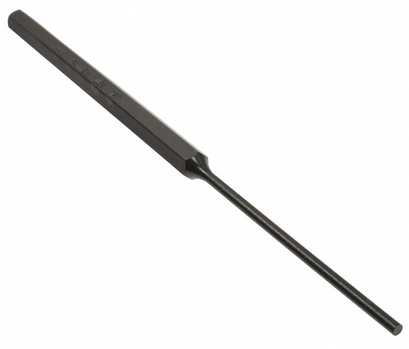 Pin Punch Black 1/8 in Tip 5/16 x 8 in