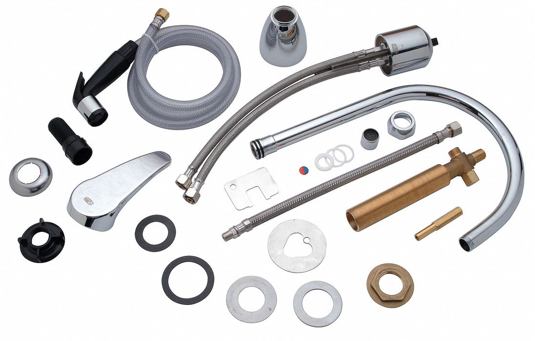 Bathroom Faucet Metal 13-3/4 in H