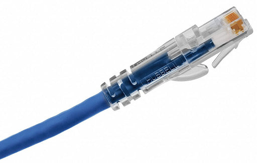 M3400 Patch Cord Cat 6A Clear Boot Blue 7 ft.