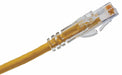 M3400 Patch Cord Cat 6A Clear Boot Yellow 5ft.