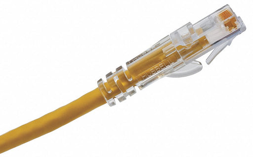 M3400 Patch Cord Cat 6A Clear Boot Yellow 5ft.