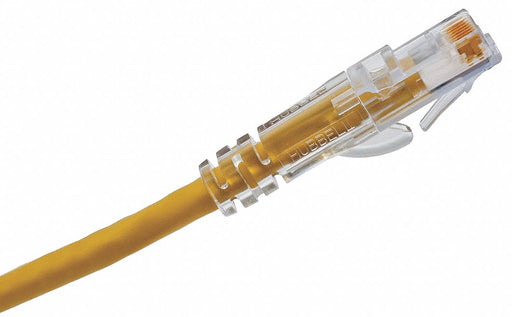 M3400 Patch Cord Cat 6A Clear Boot Yellow 15ft