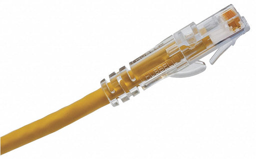 M3400 Patch Cord Cat 6A Clear Boot Yellow 20 t
