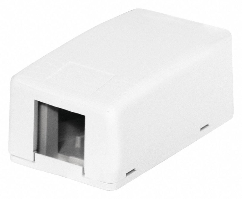 M1034 Surface Mount Box 1 Port White