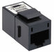 M1023 Inline Coupler 8 Cat6 Black