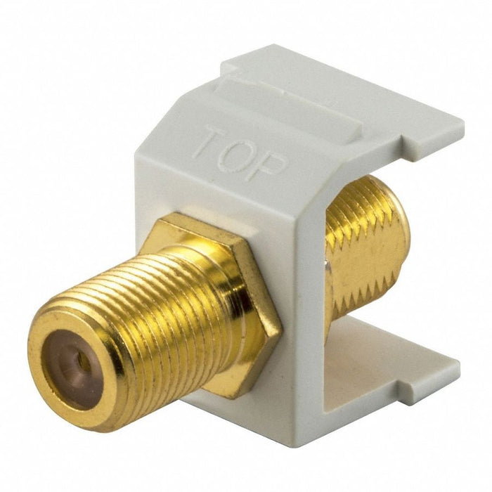 Keystone Jack 0.75 in H Off-White