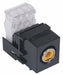 Snap Fit Connector Yellow/Black RCA