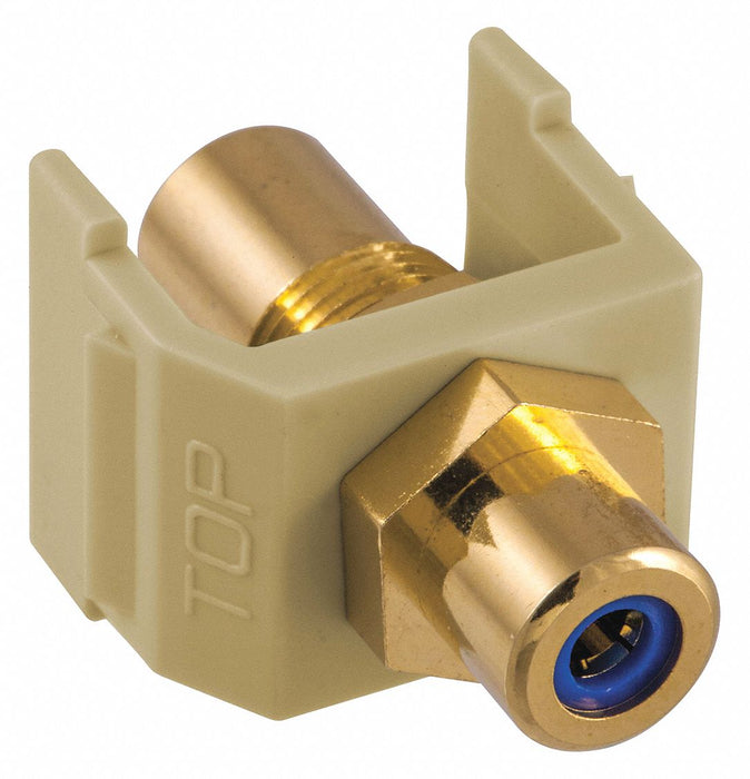 Snap Fit Connector Blue/Ivory RCA/RCA