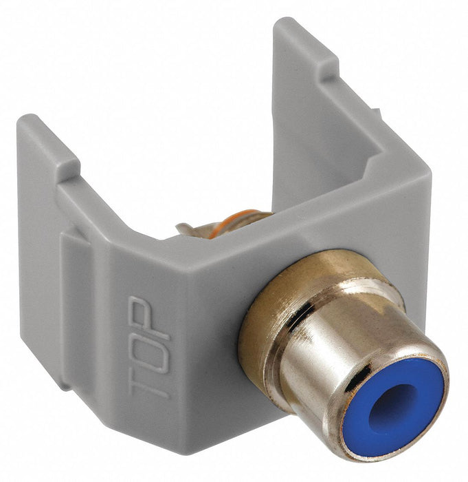 Keystone Jack 0.8125 in H Gray