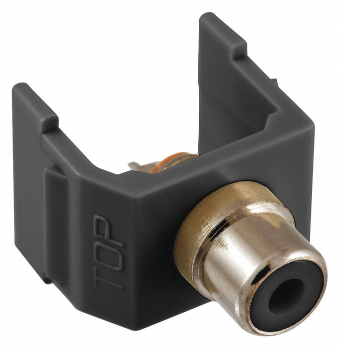 Connector RCA Duplex Black