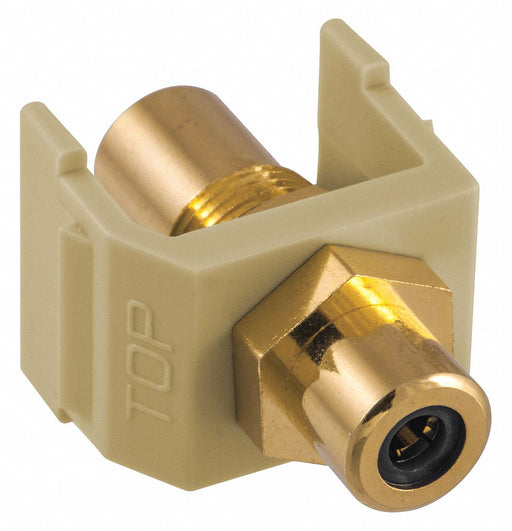 Inline Coupler RCA Duplex Ivory