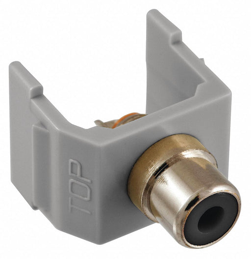 Keystone Jack 0.8125 in H Gray