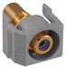 Keystone Jack 0.875 in H Gray