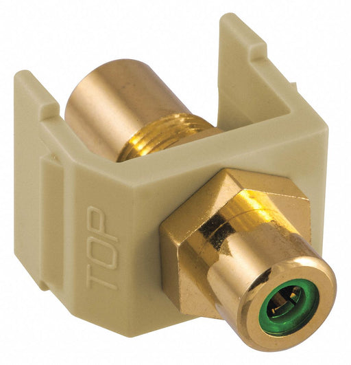 Inline Coupler RCA Duplex Ivory