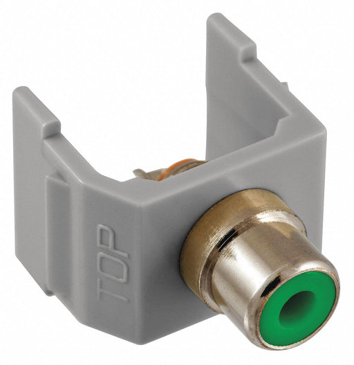 Connector RCA Duplex Gray