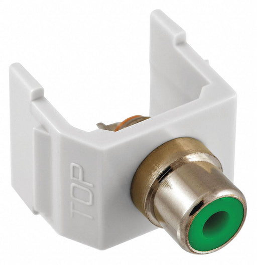 Keystone Jack 0.8125 in H White