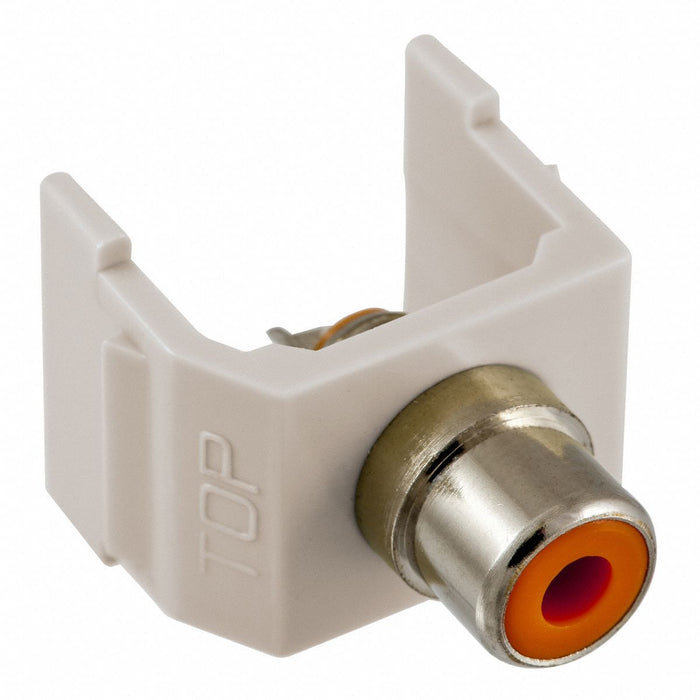 Keystone Jack 0.8125 in H Off-White