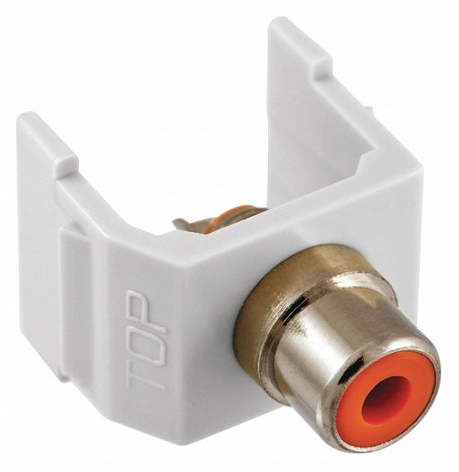 Keystone Jack 0.8125 in H White