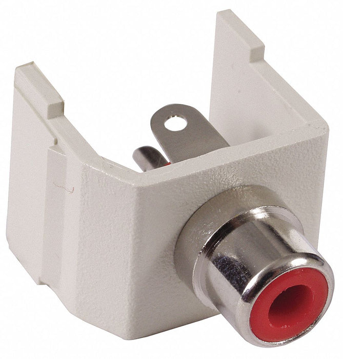 Connector RCA Duplex Light Almond