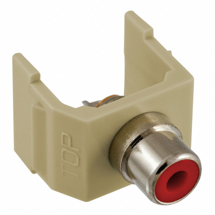 Keystone Jack 0.8125 in H Ivory