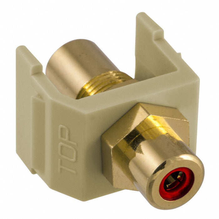 Keystone Jack 0.8125 in H Ivory