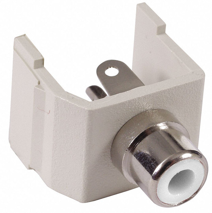 Keystone Jack 0.8125 in H White