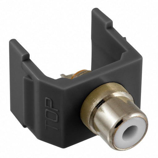 Keystone Jack 0.8125 in H Black
