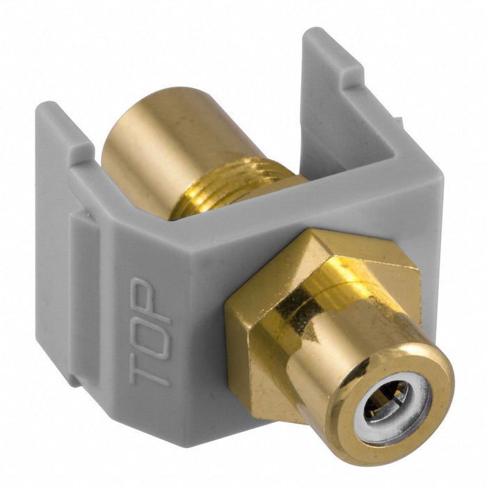 Keystone Jack 0.8125 in H Gray