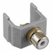 Keystone Jack 0.8125 in H Gray