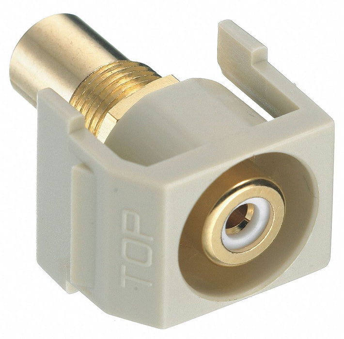 Keystone Jack 0.875 in H Ivory